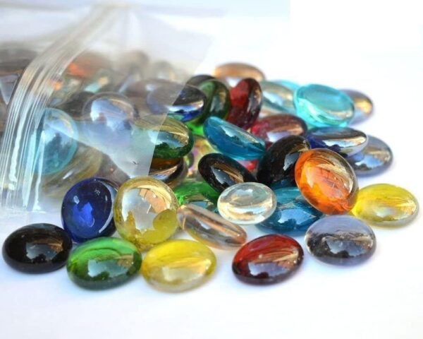 Multi Glass Pebbles